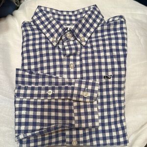 Vineyards Vines Flannel Boys Size 7 Button-down Shirt